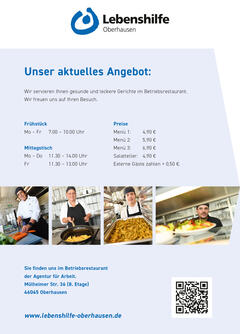 Flyer Kantine