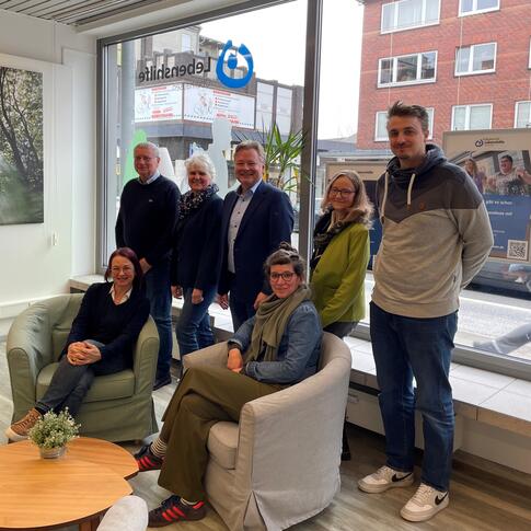 Oberbürgermeister Thorsten Berg zu Besuch