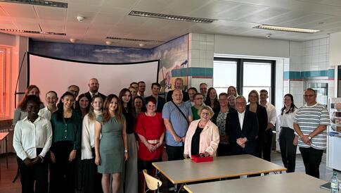 Besuch der Staatssekretärin des Ministeriums der Justiz des Landes NRW Dr. Daniela Brückner beim Büro für Leichte Sprache an Rhein und Ruhr: